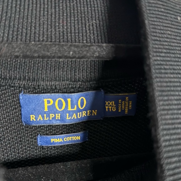Polo Ralph Lauren Black Half-Zip Sweater - Picture 4 of 6